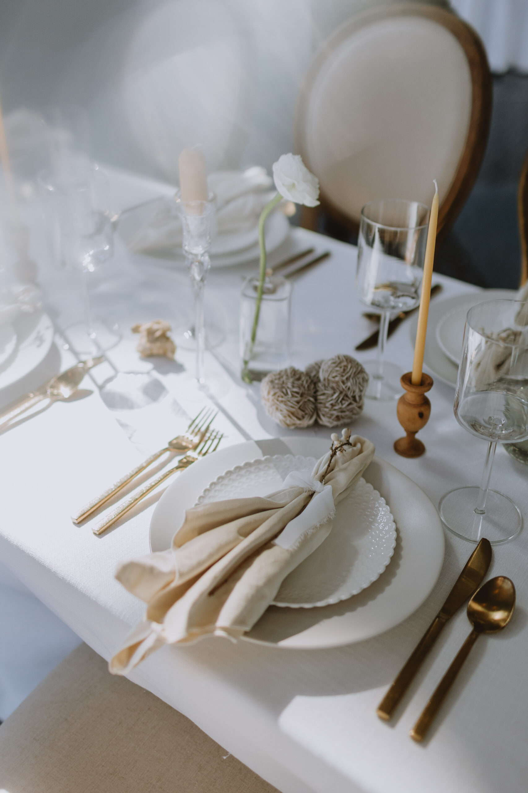 wedding table scape